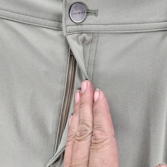 J. Hilburn Pants Mens 40x26 SLL Green Stretch Mid Rise Slim Fit *Read* - Picture 4 of 16
